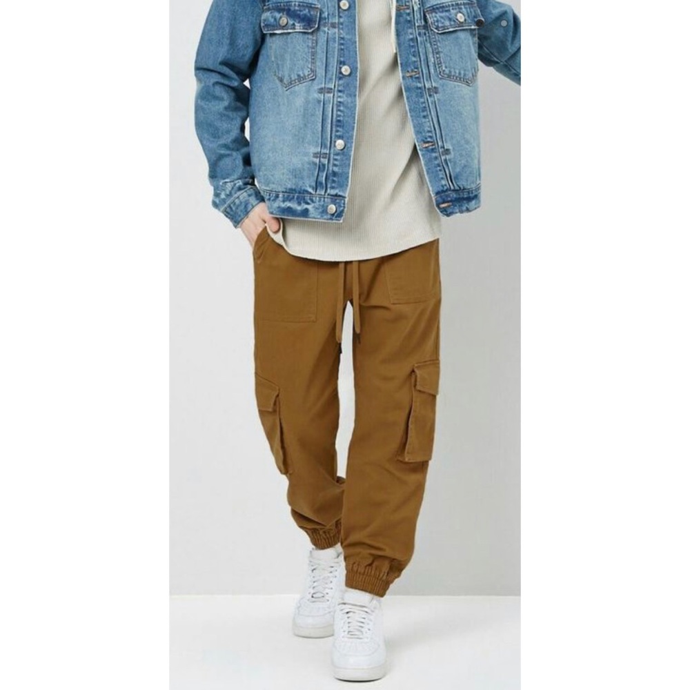 Woven Cargo Joggers
